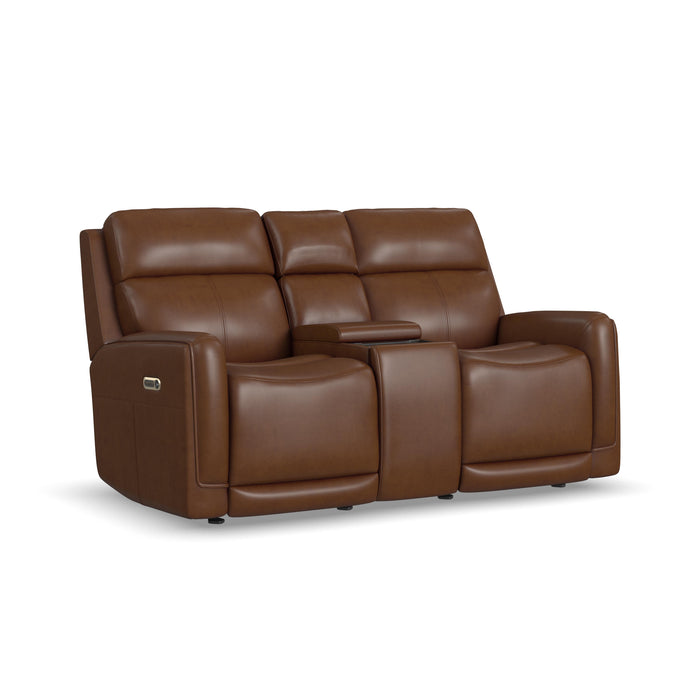 Alister - Power Gliding Loveseat With Console, Power Headrests & Lumbar
