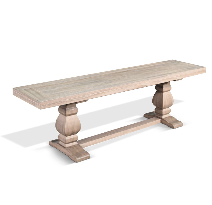 Gianna - Wood Dining Bench - Wheat