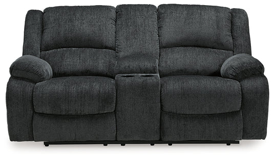 Draycoll DBL Rec Loveseat w/Console