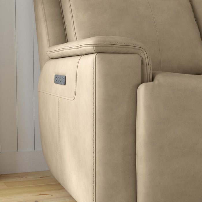 Odell - Power Recliner With Power Headrest & Lumbar - Stone