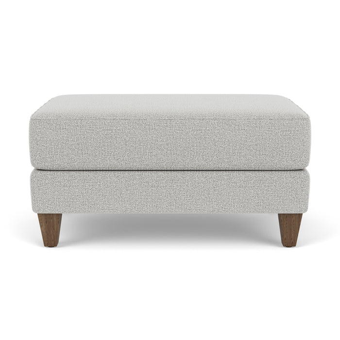Westside - Fabric Cocktail Ottoman - Light Gray