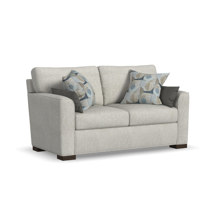 Jasper - Stationary Loveseat - White