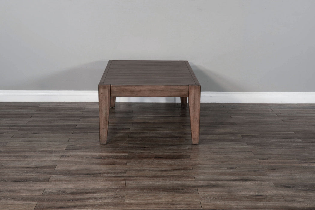 Doe Valley - Mahogany Wood Coffee Table - Taupe Brown