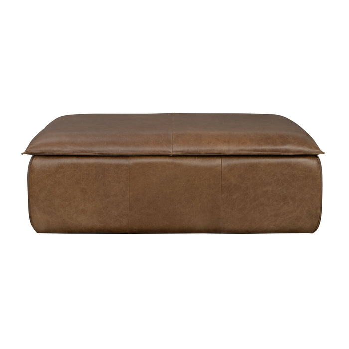 Crawford - Rectangular Storage Ottoman - Chestnut