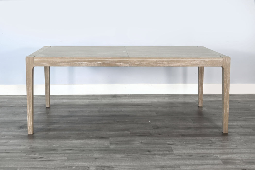 Modern - Blair 7 Piece Full Back Chair Dining Set - Wheat