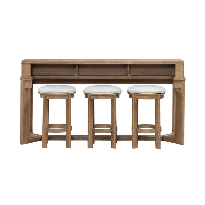 Ballentine - 4 Piece Bar Set - Brown