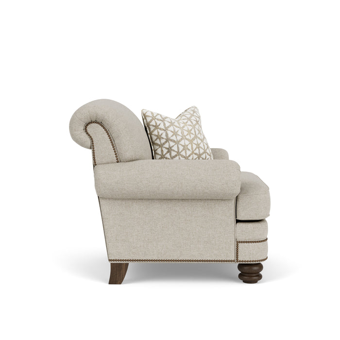 Bay Bridge - Chair, Nailhead Trim - Light Gray
