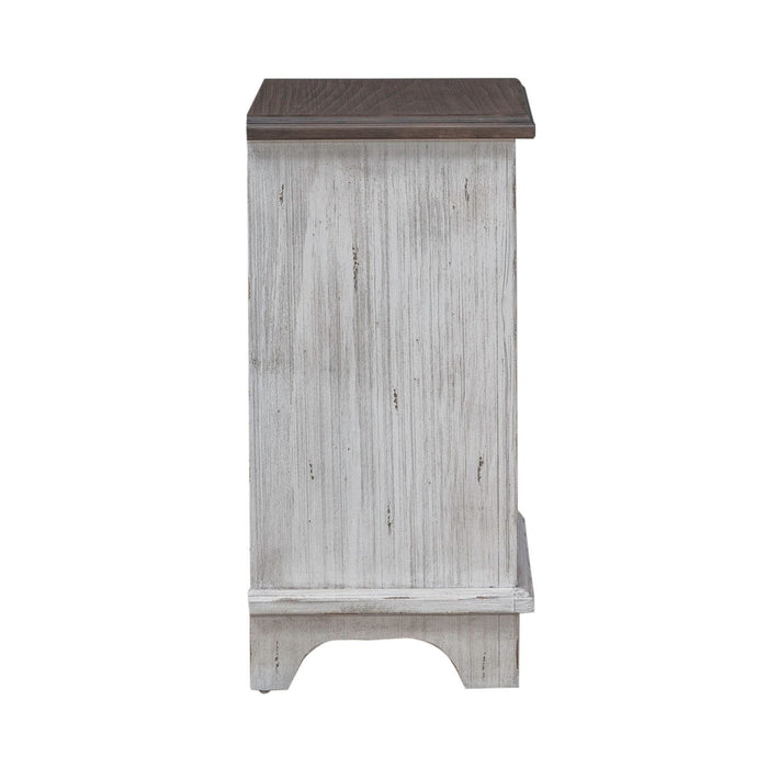 River Place - Left Pier Base - Riverstone White & Tobacco