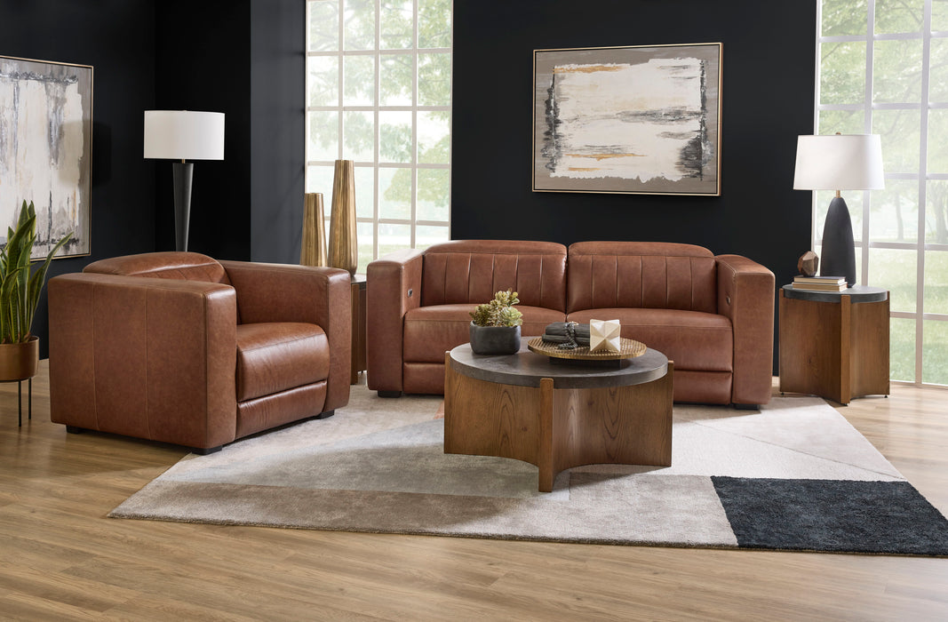 Austin - Power Recliner With Power Headrest - Chestnut