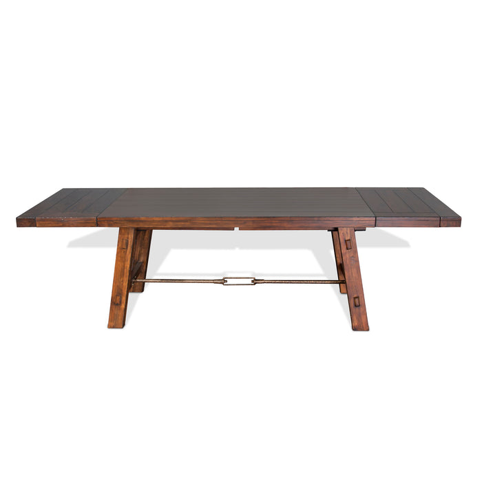 Tuscany - Extension Table Withturnbuckle - Vintage Mocha