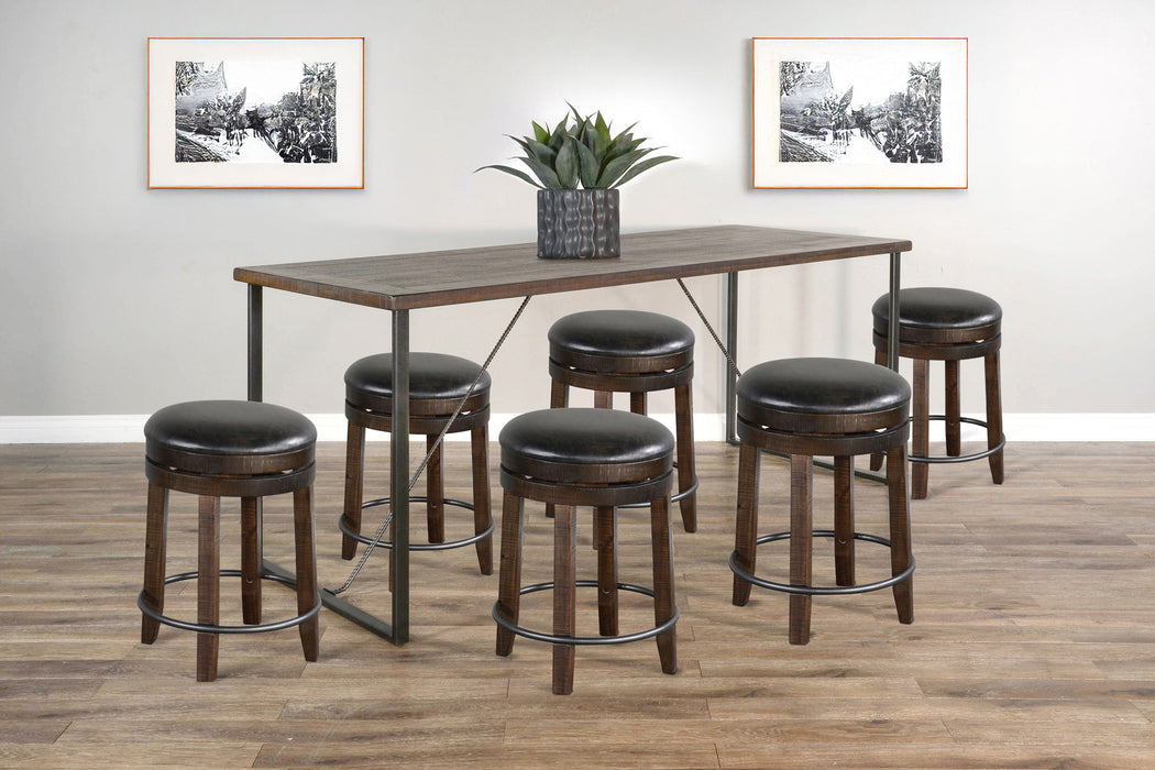 Newport - Counter Upholstered Height Friendship Set