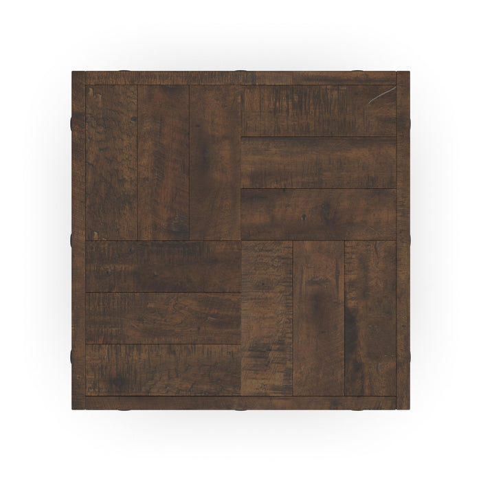 Carpenter - Chairside Table - Dark Brown