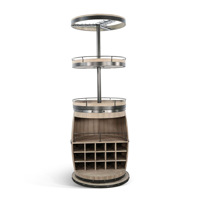 Barrel Bar With Swivel - Wheat