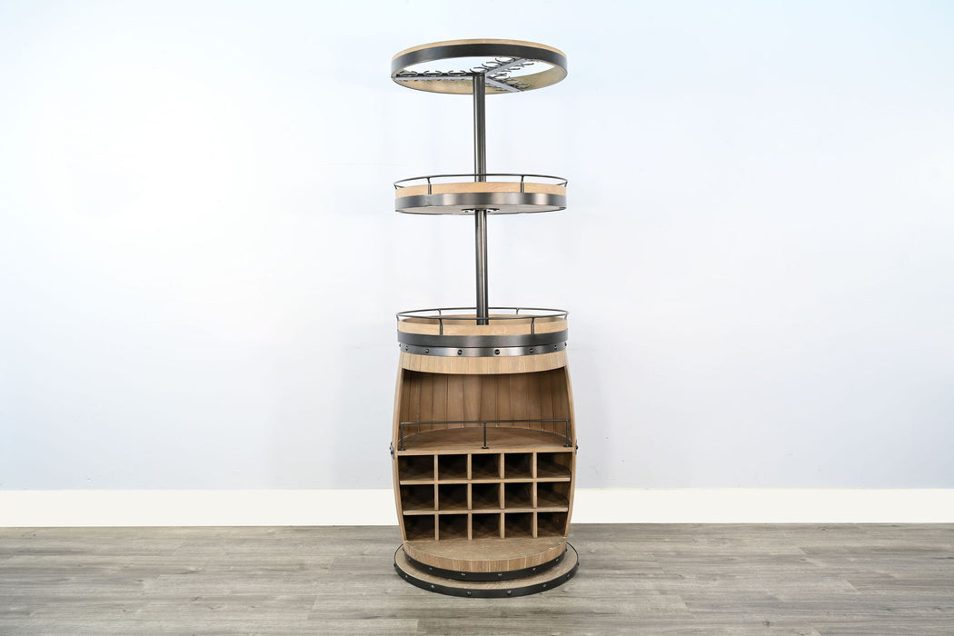 Barrel Bar With Swivel - Wheat