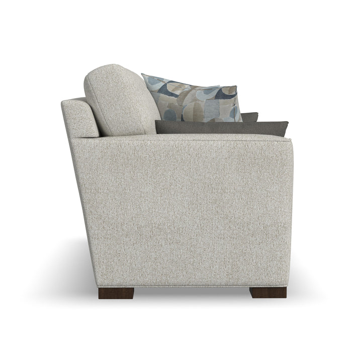 Jasper - Stationary Loveseat - White