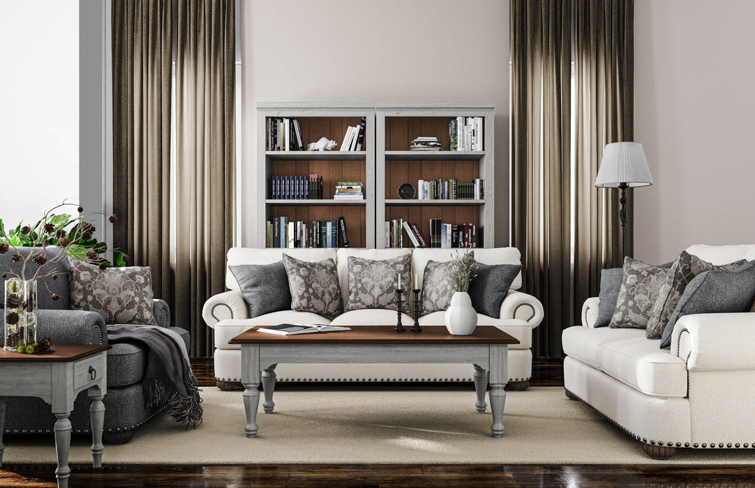 Patterson - Sofa, Nailhead Trim - Light Gray