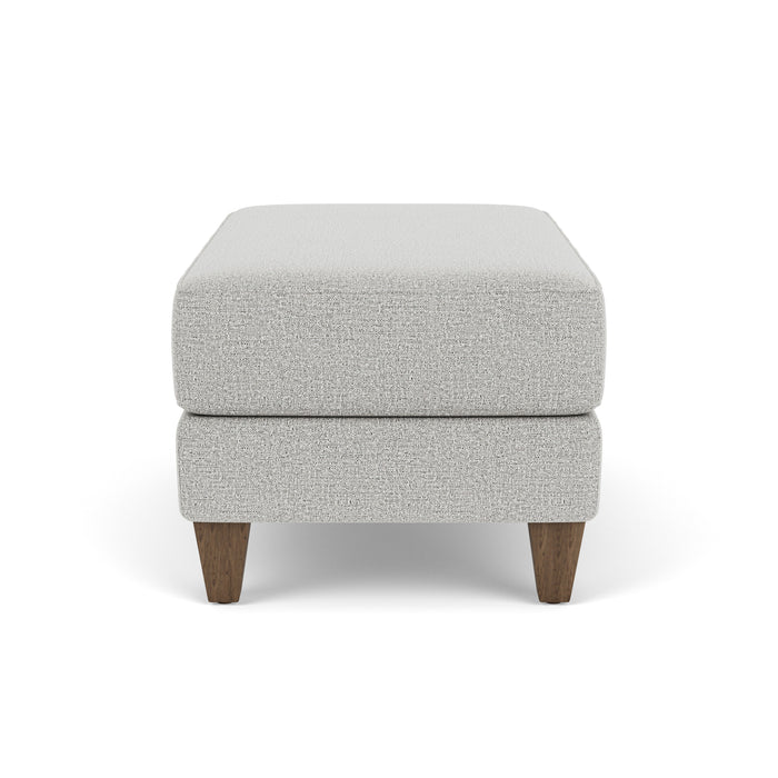 Westside - Fabric Cocktail Ottoman - Light Gray