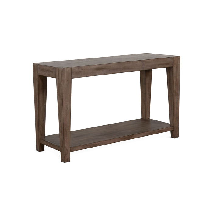 Doe Valley - Mahogany Wood Coffee Table With Casters