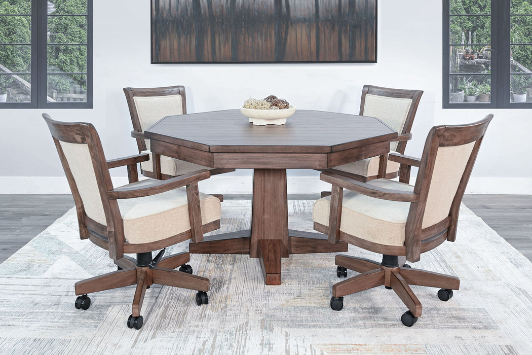 Doe Valley - Reversible Game And Dining Poker Table - Buckskin