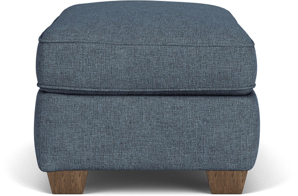 Thornton - Fabric Cocktail Ottoman - Blue