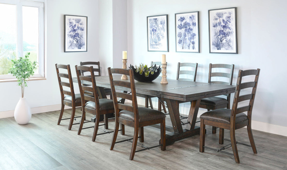 Homestead - Yellowstone Dining Table With Extensions With Folding Leaves - Tobacco Leaf