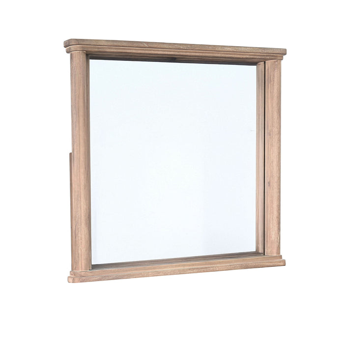 Natural Wood Dresser Mirror - Oak Grove