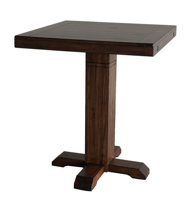 Tuscany - Adjustable Height Pub Table - Vintage Mocha