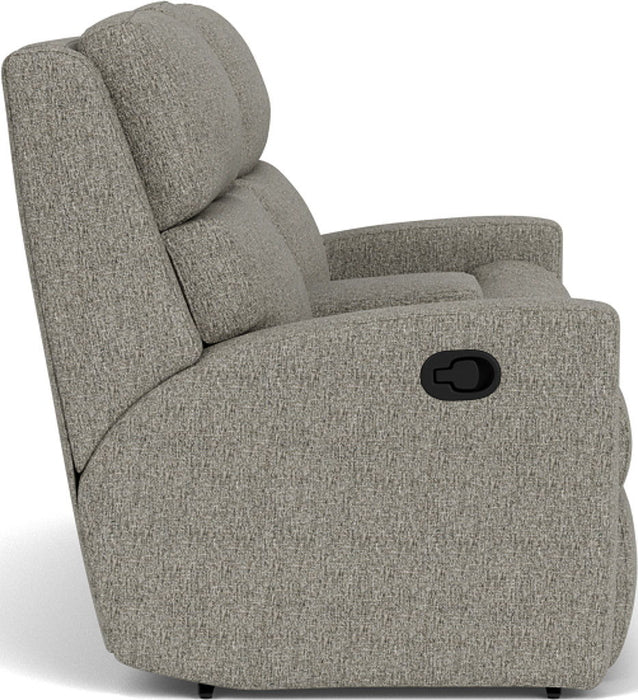 Catalina - Reclining Loveseat With Console - Gray