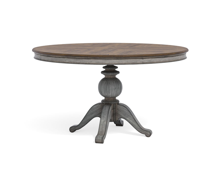 Plymouth - Round Pedestal Dining Table Top - Light Brown