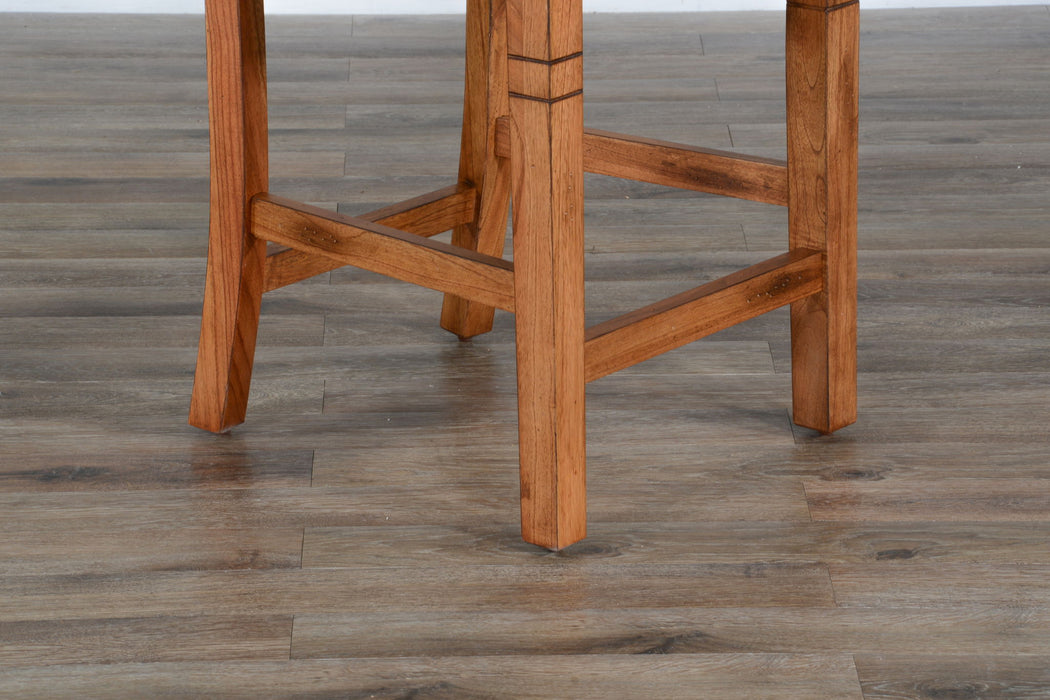 Sedona - Double Crossback Barstool - Light Brown