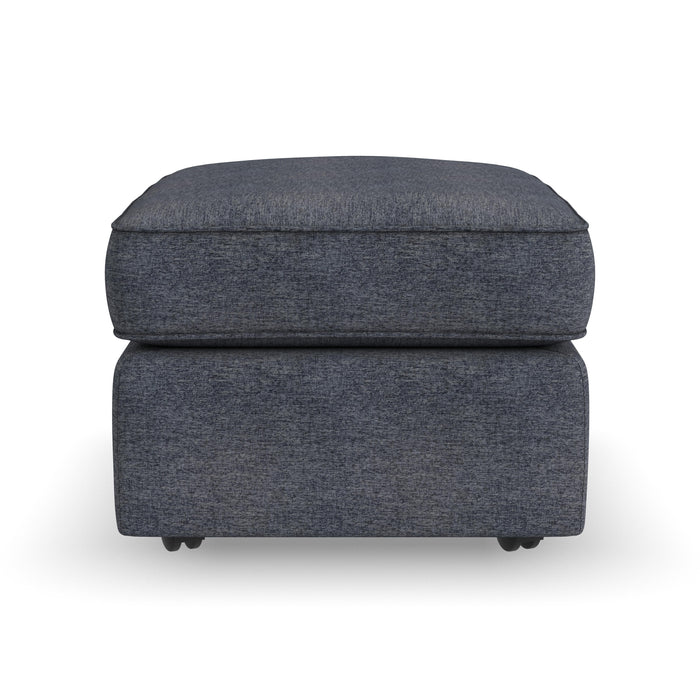 Vail - Fabric Ottoman - Blue