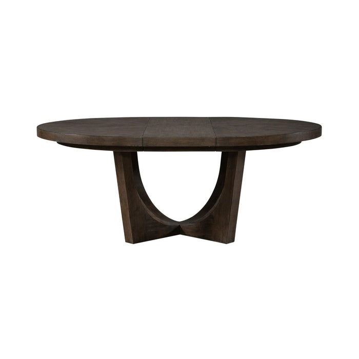 Cascade Falls - Pedestal Table - Satin Espresso