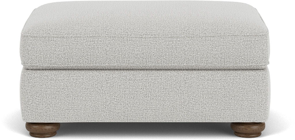 Preston - Cocktail Ottoman - White