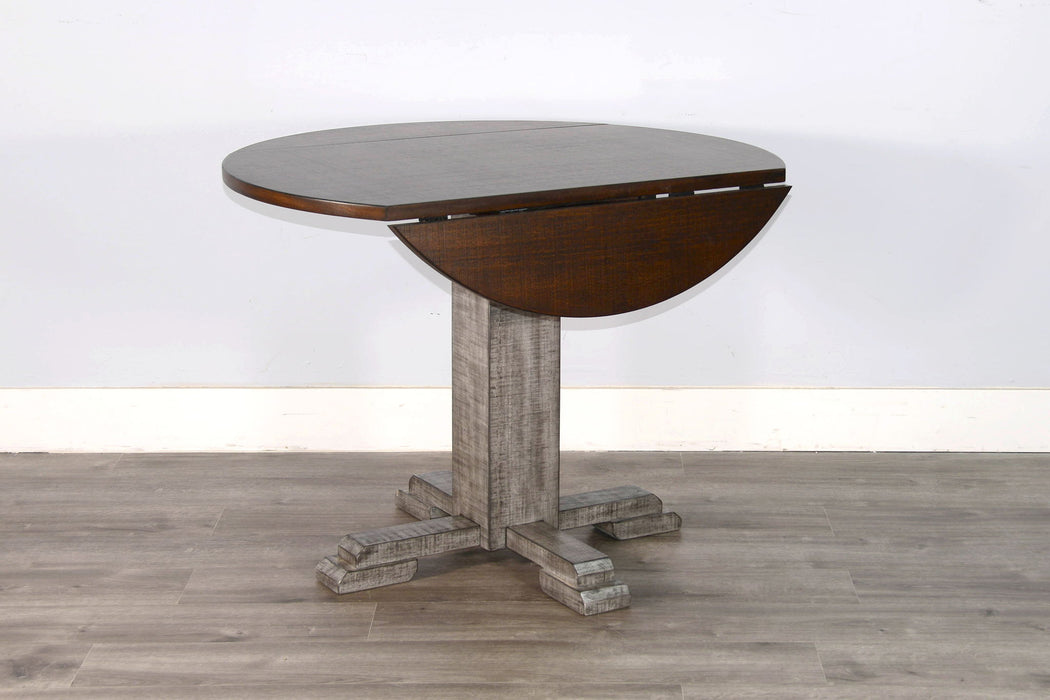 Drop Leaf Round 3 Piece Dining Set