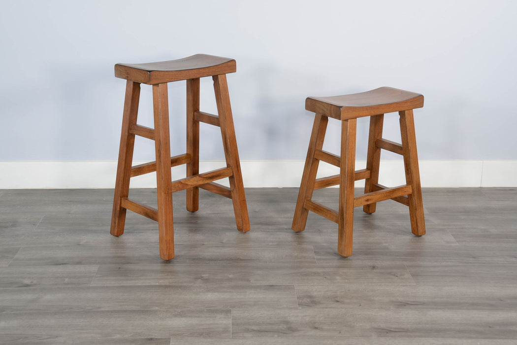 Sedona - Saddle Seat Stool With Wood Seat