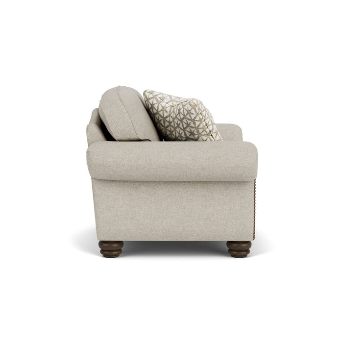 Bexley - Fabric Chair, Nailhead Trim - Beige