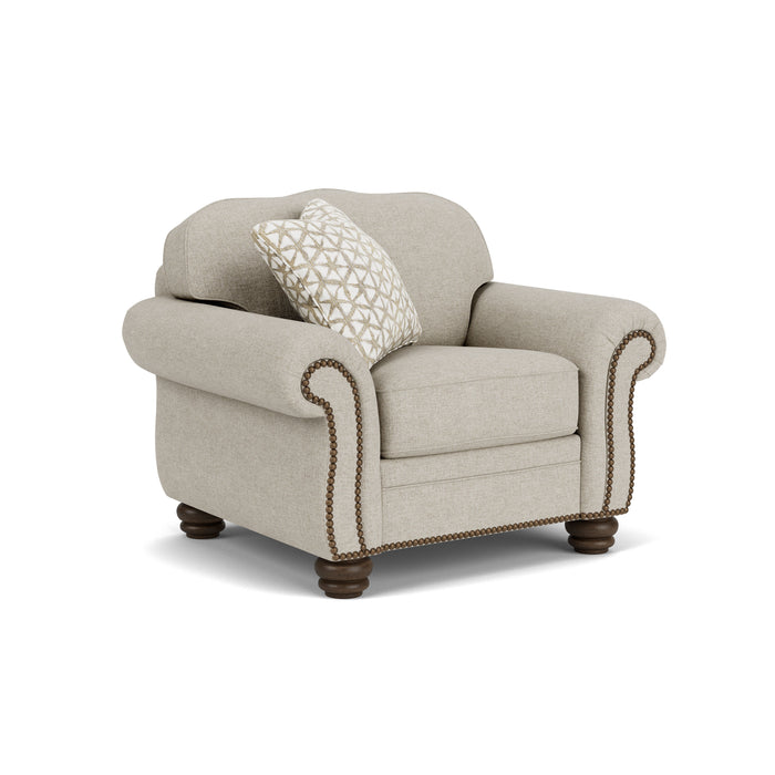 Bexley - Fabric Chair, Nailhead Trim - Beige