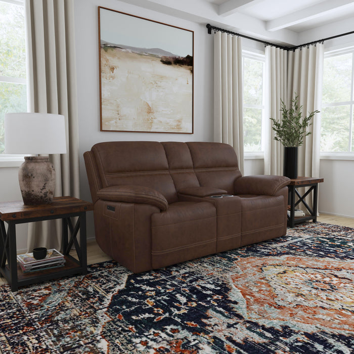 Jackson - Power Reclining Loveseat With Console & Power Headrests