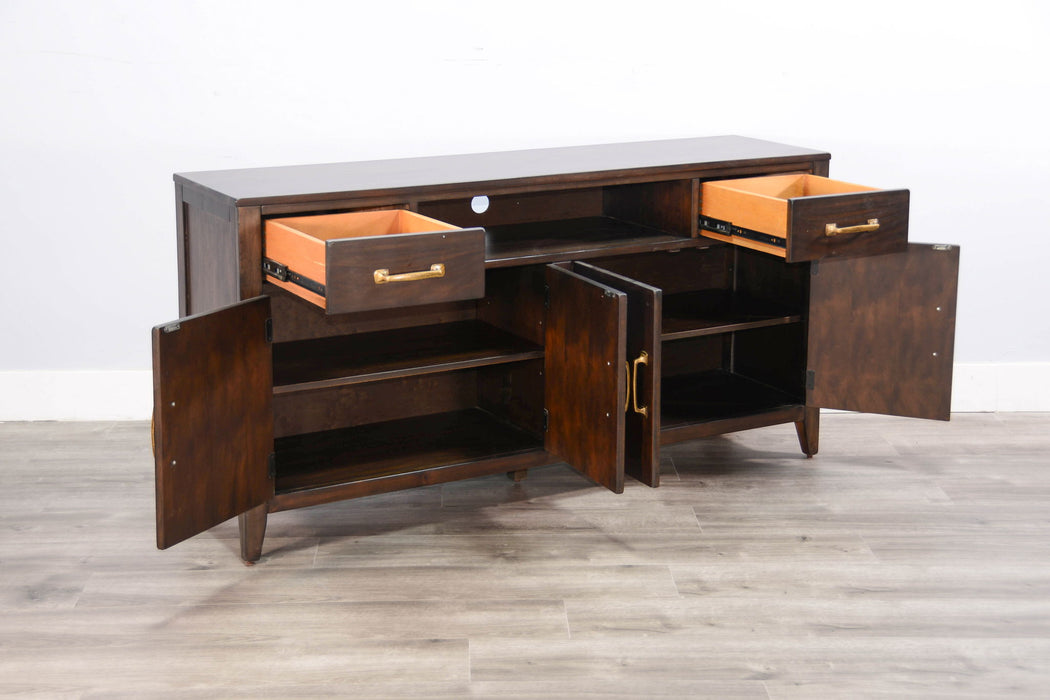 Coffee Brown Media Console - Coffee Bean
