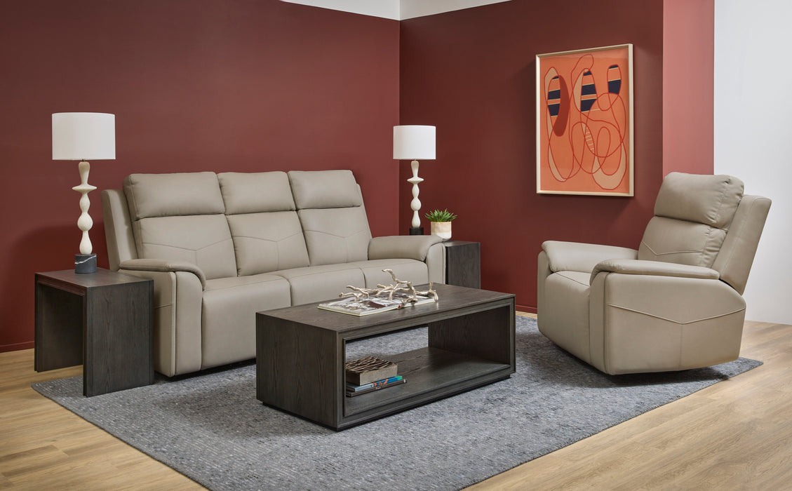 Vernon - Power Swivel Gliding Recliner With Power Headrest, Lumbar, Heat & Massage