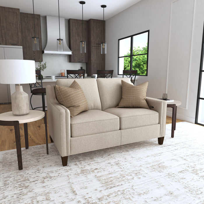 Finley - Power Inclining Loveseat - Beige