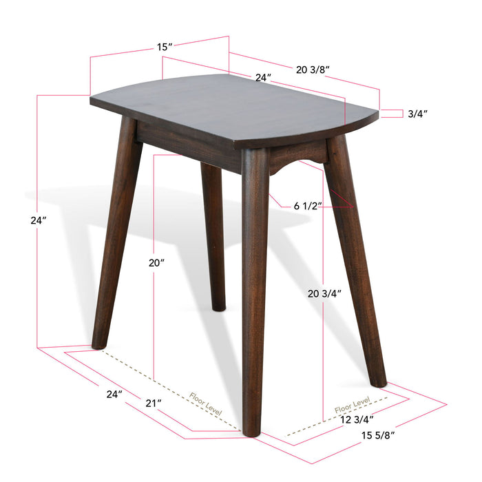Rectangular Living Room Table - Coffee Bean