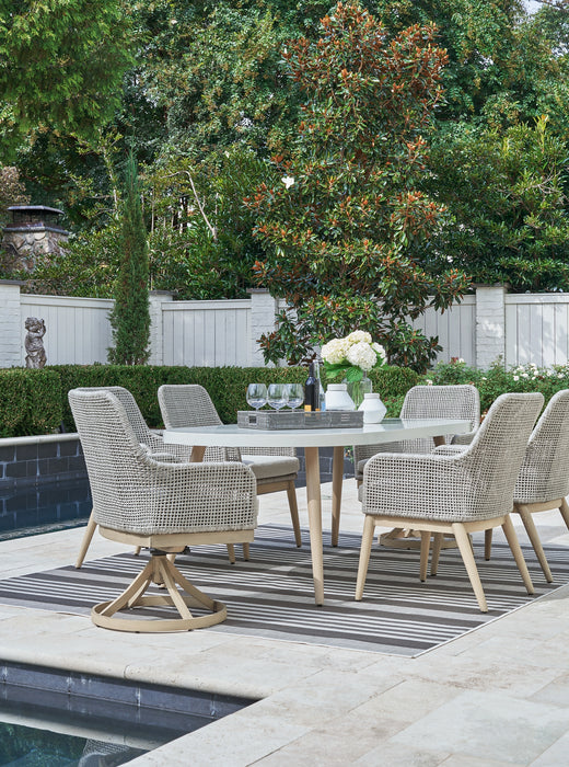 Seton Creek Outdoor Dining Table and 4 Chairs