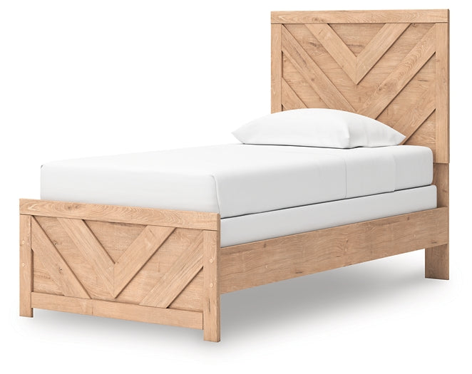 Sanginlane  Panel Bed