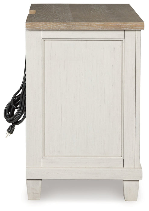 Shaybrock Queen Panel Bed with Mirrored Dresser, Chest and Nightstand