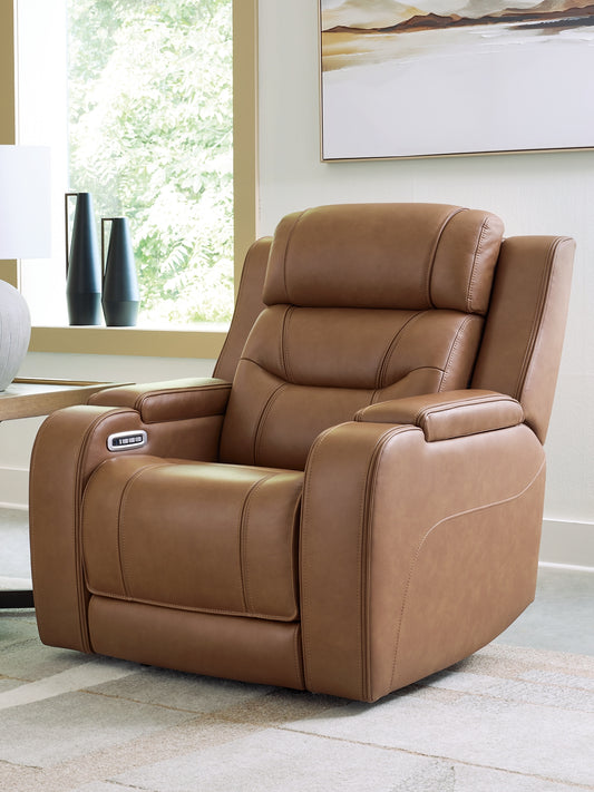 Knightington Power Recliner w/Audio Seating