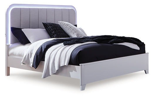 Jarlee  Upholstered Panel Bed