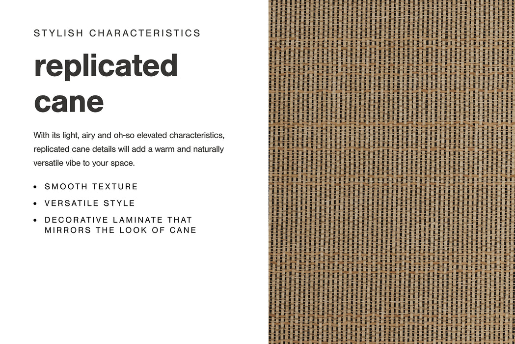 Cielden King Panel Bed with Mirrored Dresser and Chest