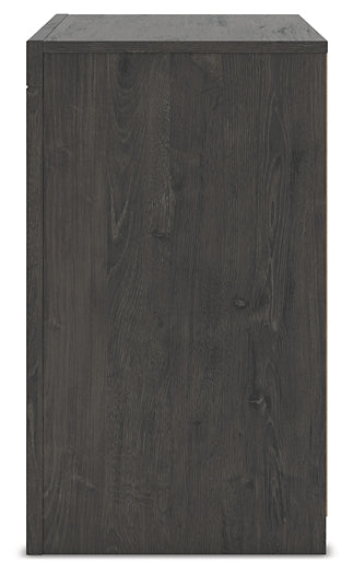 King Panel Storage Bed with Mirrored Dresser, Chest and Nightstand