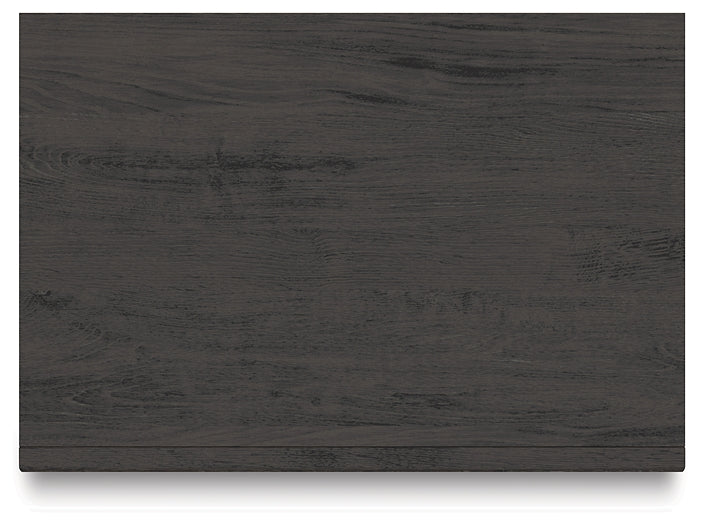 King Panel Bed with Mirrored Dresser, Chest and Nightstand